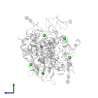 CHLORIDE ION in PDB entry 5mfa, assembly 1, side view.