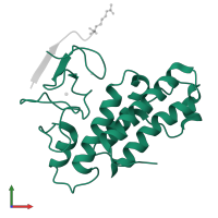 E3 ubiquitin-protein ligase TRIM33 in PDB entry 5mr8, assembly 1, front view.