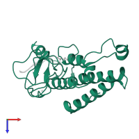 E3 ubiquitin-protein ligase TRIM33 in PDB entry 5mr8, assembly 1, top view.