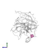 SULFATE ION in PDB entry 5mt0, assembly 1, side view.