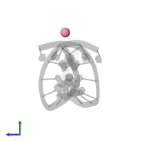 COBALT (III) ION in PDB entry 5mvt, assembly 1, side view.