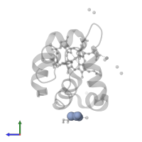 ACETATE ION in PDB entry 5mxy, assembly 1, side view.