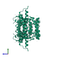 14-3-3 protein sigma in PDB entry 5myc, assembly 1, side view.