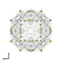 Cisplatin in PDB entry 5n26, assembly 1, side view.