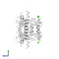 CALCIUM ION in PDB entry 5n5w, assembly 1, side view.