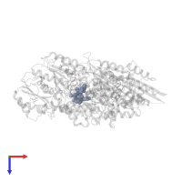 TAXOL in PDB entry 5nd3, assembly 1, top view.