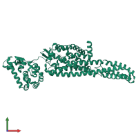Endolysin in PDB entry 5ndd, assembly 1, front view.