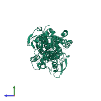 methionine--tRNA ligase in PDB entry 5nfh, assembly 1, side view.