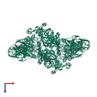 3C-like proteinase in PDB entry 5nh0, assembly 1, top view.