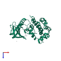 Serine/threonine-protein kinase WNK3 in PDB entry 5o2b, assembly 1, top view.
