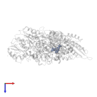 GUANOSINE-5'-DIPHOSPHATE in PDB entry 5ocu, assembly 1, top view.