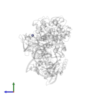 ZINC ION in PDB entry 5omw, assembly 1, side view.