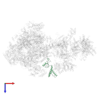 RNA polymerase II transcription factor B subunit 3 in PDB entry 5oqj, assembly 1, top view.