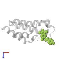 ~{N}-[(4-fluorophenyl)methyl]-1,3,6-trimethyl-2-oxidanylidene-benzimidazole-5-sulfonamide in PDB entry 5or8, assembly 1, top view.