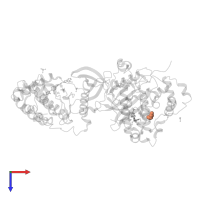 DI(HYDROXYETHYL)ETHER in PDB entry 5otd, assembly 1, top view.