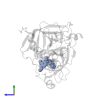 (2~{R})-2-(4-ethoxy-3-methoxy-phenyl)-2-(isoquinolin-6-ylamino)ethanoic acid in PDB entry 5pb0, assembly 1, side view.