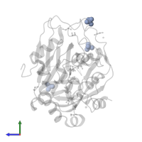 SULFATE ION in PDB entry 5piq, assembly 1, side view.