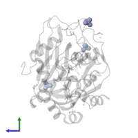 SULFATE ION in PDB entry 5pk8, assembly 1, side view.