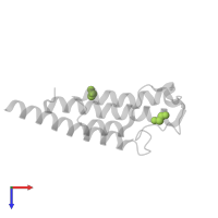 1,2-ETHANEDIOL in PDB entry 5prz, assembly 2, top view.