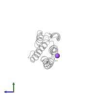 SODIUM ION in PDB entry 5prz, assembly 2, side view.