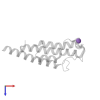 SODIUM ION in PDB entry 5prz, assembly 2, top view.