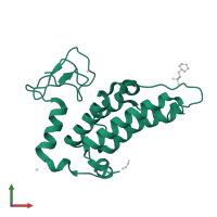 Nuclear autoantigen Sp-100 in PDB entry 5pyk, assembly 1, front view.