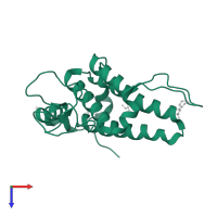 Nuclear autoantigen Sp-100 in PDB entry 5pyk, assembly 1, top view.