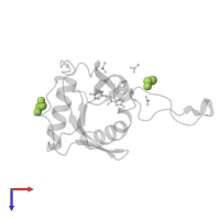 1,2-ETHANEDIOL in PDB entry 5qp9, assembly 1, top view.