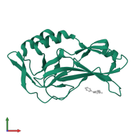 T-box transcription factor T in PDB entry 5qsd, assembly 1, front view.