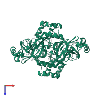 3C-like proteinase nsp5 in PDB entry 5rfr, assembly 1, top view.
