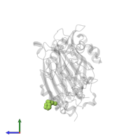 4-[(3-chlorophenyl)methyl]morpholine in PDB entry 5rxw, assembly 1, side view.