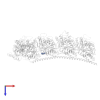 2-(N-MORPHOLINO)-ETHANESULFONIC ACID in PDB entry 5s5b, assembly 1, top view.