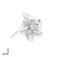 SODIUM ION in PDB entry 5t05, assembly 2, side view.