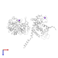 SODIUM ION in PDB entry 5t05, assembly 2, top view.