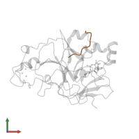 Histone H3.1 in PDB entry 5t0k, assembly 1, front view.