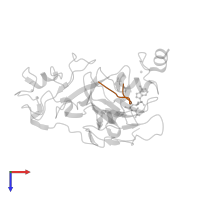 Histone H3.1 in PDB entry 5t0k, assembly 1, top view.