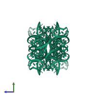 RNA (71-MER) in PDB entry 5tpy, assembly 1, side view.