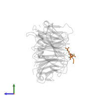 UNC4859 in PDB entry 5ttw, assembly 1, side view.