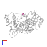 4-(2-HYDROXYETHYL)-1-PIPERAZINE ETHANESULFONIC ACID in PDB entry 5tye, assembly 1, top view.