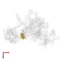 Ribosomal RNA-processing protein 9 in PDB entry 5tzs, assembly 1, top view.
