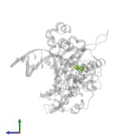 MAGNESIUM ION in PDB entry 5ugp, assembly 1, side view.