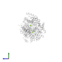 MAGNESIUM ION in PDB entry 5uj7, assembly 1, side view.