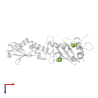 GLYCEROL in PDB entry 5ulh, assembly 1, top view.