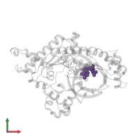 Modified residue MA7 in PDB entry 5ulw, assembly 1, front view.