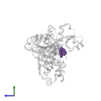 Modified residue MA7 in PDB entry 5ulw, assembly 1, side view.