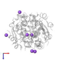SODIUM ION in PDB entry 5uqa, assembly 1, top view.