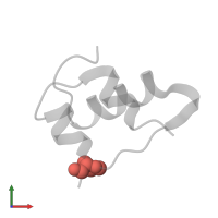 Modified residue PRS in PDB entry 5uu2, assembly 2, front view.