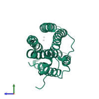 tRNA-(MS(2)IO(6)A)-hydroxylase-like in PDB entry 5ux1, assembly 1, side view.