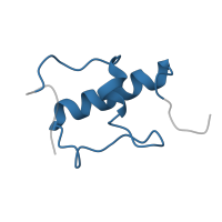 The deposited structure of PDB entry 5uyq contains 1 copy of Pfam domain PF01084 (Ribosomal protein S18) in Small ribosomal subunit protein bS18. Showing 1 copy in chain VA [auth R].