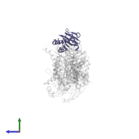 Vesicle-trafficking protein SEC22b in PDB entry 5vnn, assembly 1, side view.